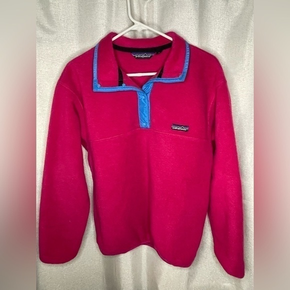 Vintage 90s Gorpcore Patagonia 1/4  snap Fleece Jacket small‌‌‌ - Picture 9 of 10